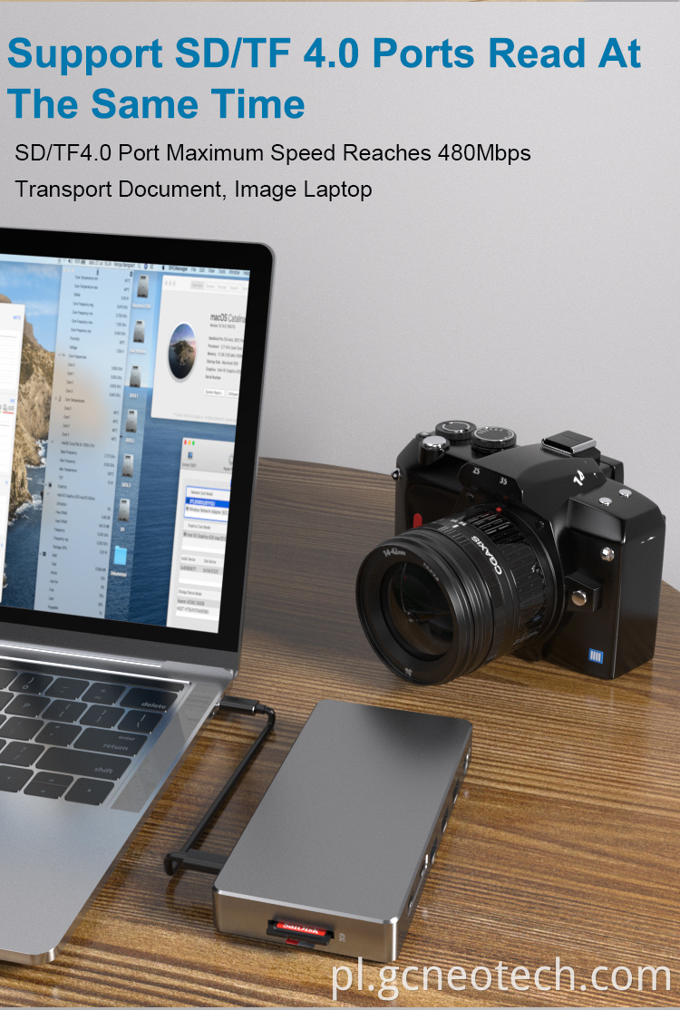 Dock Thunderbolt z kablem Thunderbolt 4 Thunderbolt Dock with Thunderbolt 4 cable